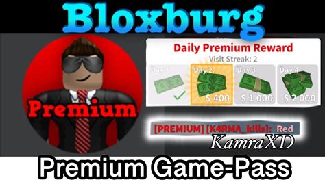 One gift card has a limit of 5k. . What does premium do in bloxburg